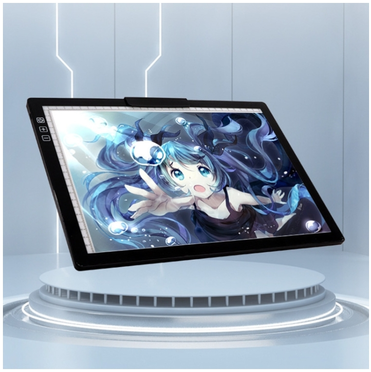 A4-D28B Rechargeable Copy Desk Drawing Board (With Charging Line+UK Plug Adapter)