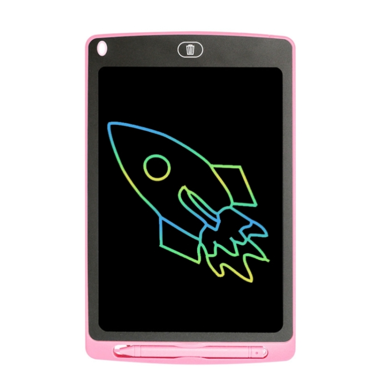 LCD Writing Board Children Hand Drawn Board (10 inch Colorful Light Pink)