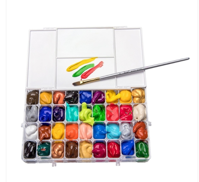 Watercolor Humidor Leak-proof Sealed Sketch Box, Style: 36 Compartments, Multi-Purpose