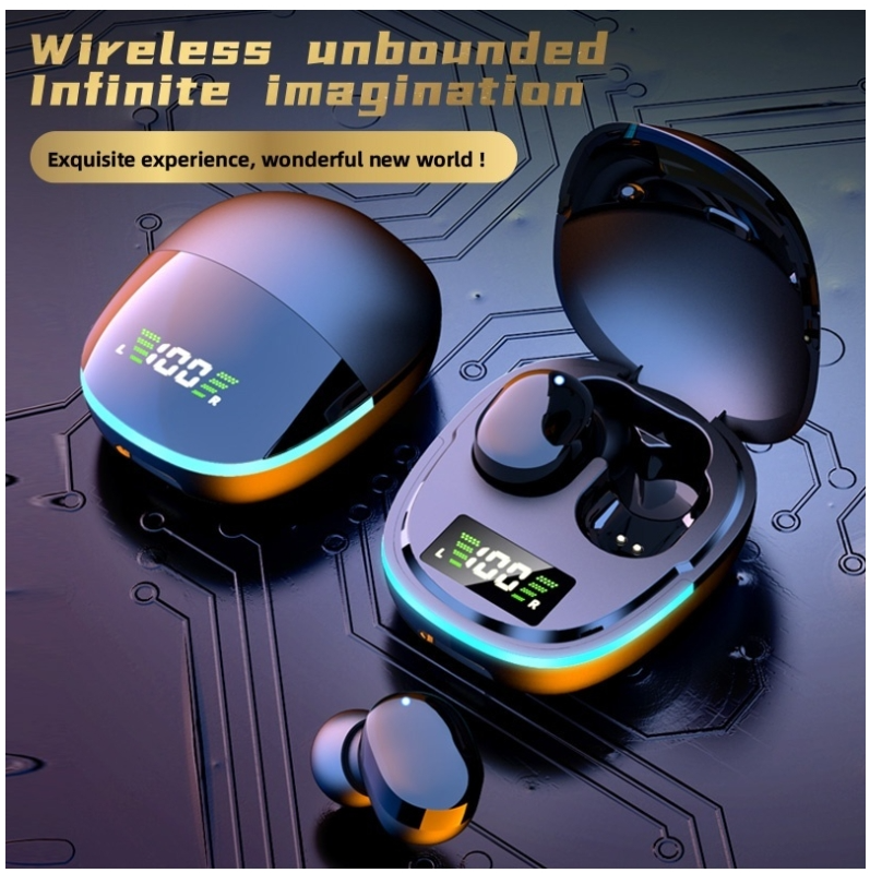 Fone De Ouvido Gaming G9S Sem Fio Bluetooth Com Cancelamento De Ruído À prova d&#039;água Som estéreo HiFi Com microfone