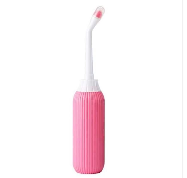 500ml Portable Feminine Wash Handheld Sanitary Wash for Pregnant Women, Style: Without Air Valve Pink