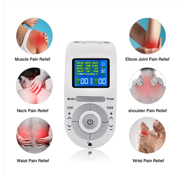 12 modes TENS Cervical Spine Massager Digital Meridian Body Massager Low Frequency Pulse Therapy HH-8812