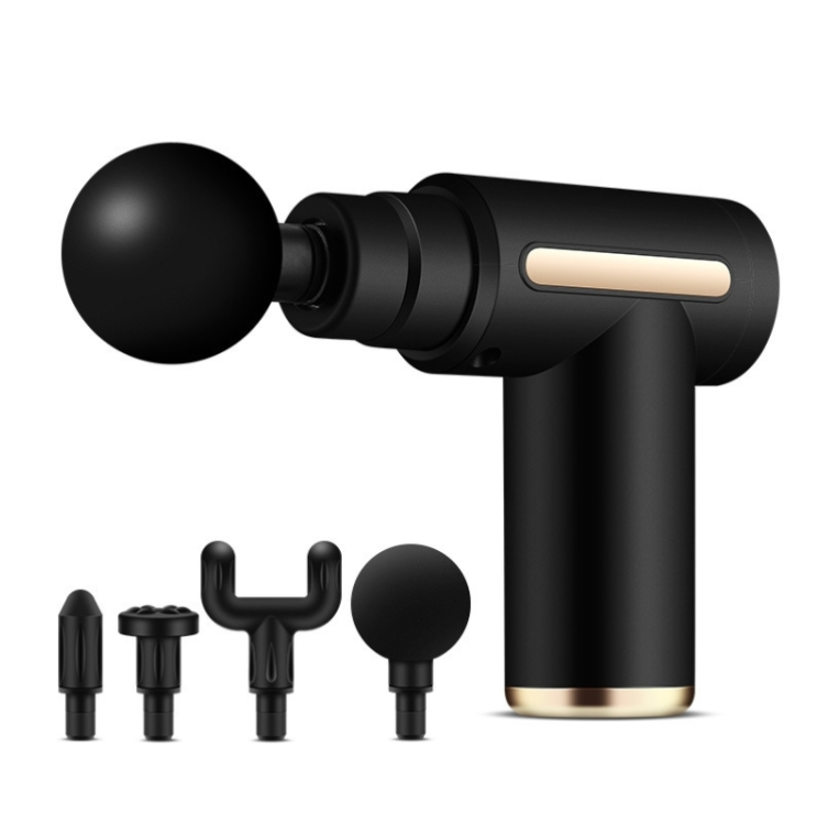 Fascia Gun Pocket Electric Shock Gun Muscle Massage Gun(Classic Mini Black)