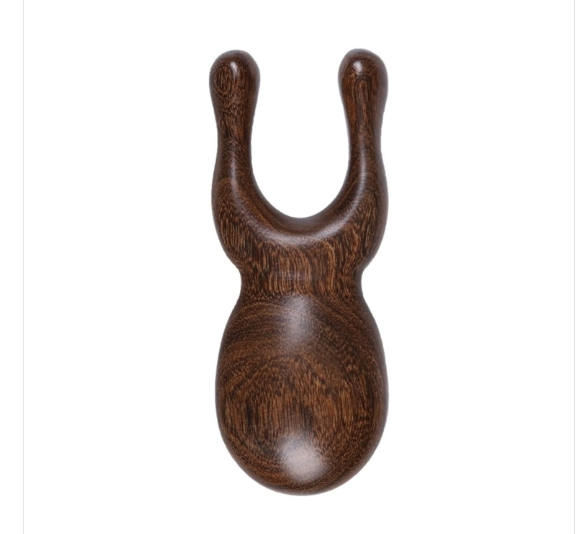 Solid Wood Massage Golden Sandalwood Eye Scraper Nasal Motor, Color Random Shipments