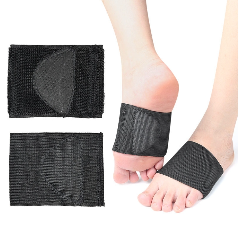 Flat full bow support half pad corrects X/O leg center pad