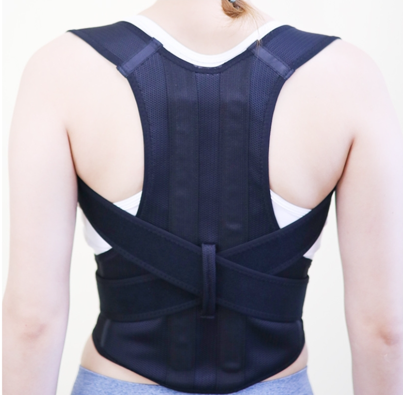 Breathable anti-hunchback posture strap