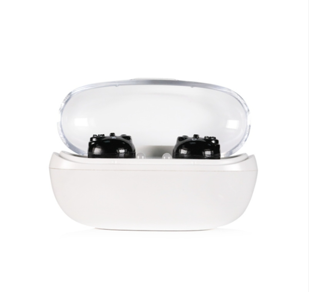 Magnetic charging dual mounted sound collector accessories