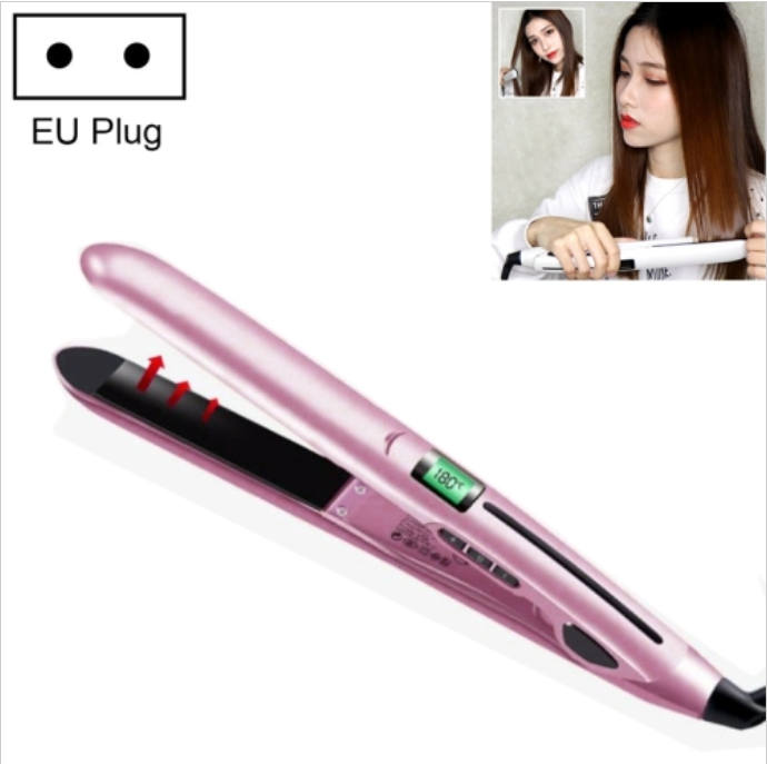 Mini Ceramic LCD Hair Straightener Curler Non-Harmful Dual Purpose Electric Clipper