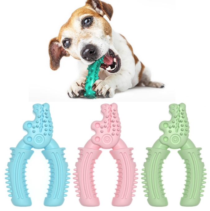 G5058 pet chew toy crocodile pliers shaped dog molar stick
