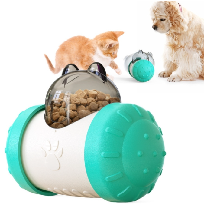 Tumbler puzzle slow food leaking food ball without electric pet dog toy