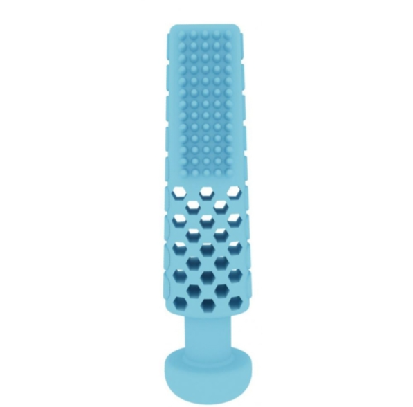 Washboard toothpaste type chew toy TPR dog teething stick