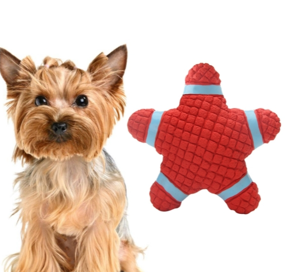 Dog sound toy latex teething resistant dog chew toy