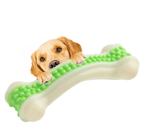 Pet toy teething stick nylon meat scented dog toy bone