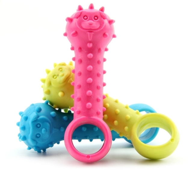 Tubular bone glasses dog toy (color shipped randomly)