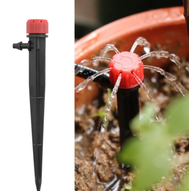 FH-118 13cm adjustable eight-hole ground dripper garden irrigation system watering sprinkler head
