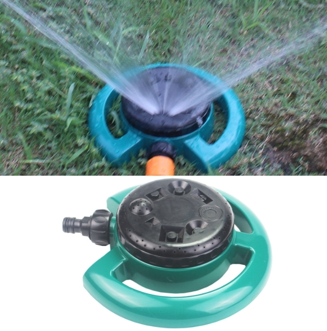 Eight-function garden irrigation sprinkler plastic disc spray cooling dust removal spray nozzle