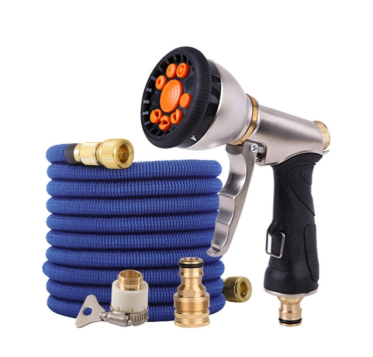2068 Car Wash Telescopic Magic Water Pipe Garden Watering Flower Alloy Sprinkler
