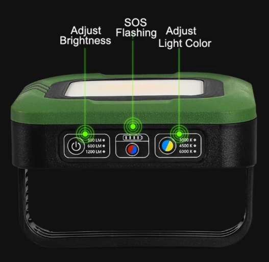 7500mAh Rechargeable Solar Lantern Powerful Work Light Outdoor Camping Lamp LED Emergency Light Magnetic 5v2A Fast Charging