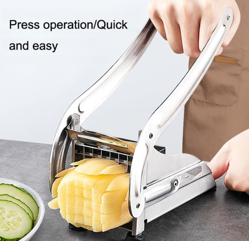 JD-052 Stainless Steel French Fries Cutting Manual French Fries Cutting Multi-functional Household French Fries Cutting