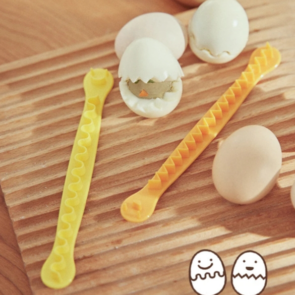 Lace Egg Cutter DIY Egg Mould Kitchen Salad Making Tools