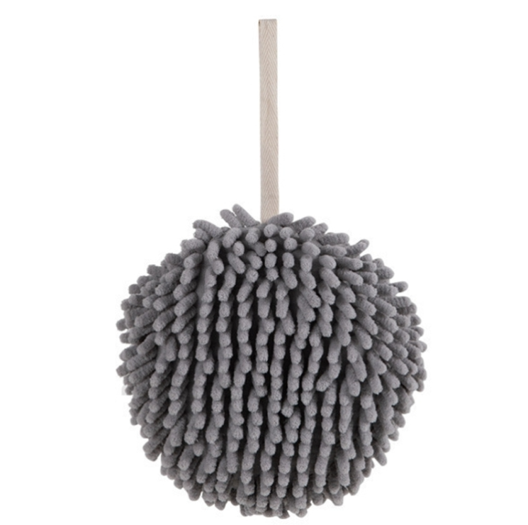 Chenille Hand Wipe Ball Large Hanging Bathroom Quick Drying Hand Towel Kitchen Rag Wipe Handkerchief