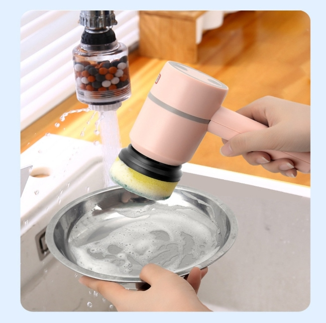 Multi-function electric cleaning brush household handheld kitchen bathtub tile cleaning brush wireless convenient dishwasher