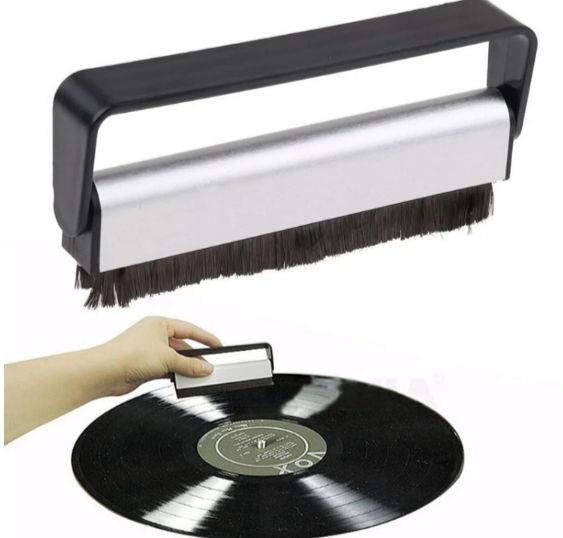 Gramophone Vinyl Record Cleaning BrushAnti-static Carbon Fibre Suspension Brush