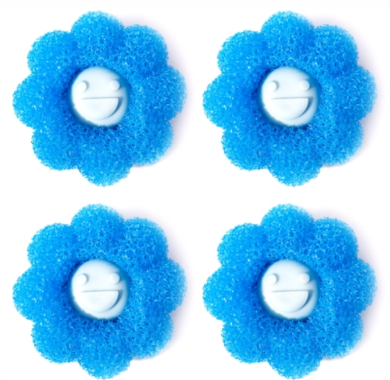 4pcs Home Use Anti-tangle Sticky Laundry Balls Clothes Anti-tangle Washing Machine Cleaning Balls