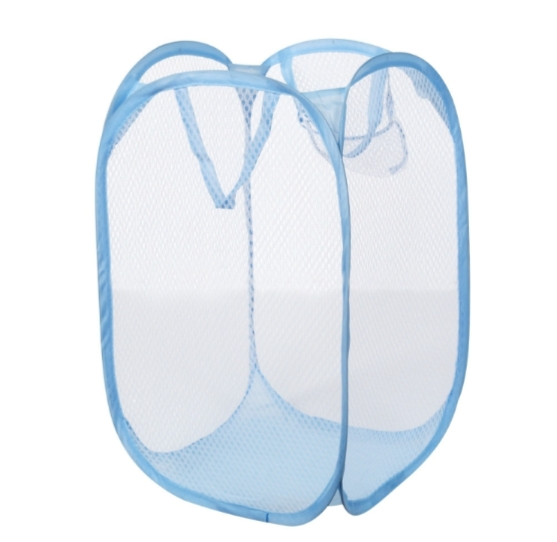 Foldable Pop Up Laundry Bag Laundry Basket Mesh Storage Purple Dirty Laundry Basket