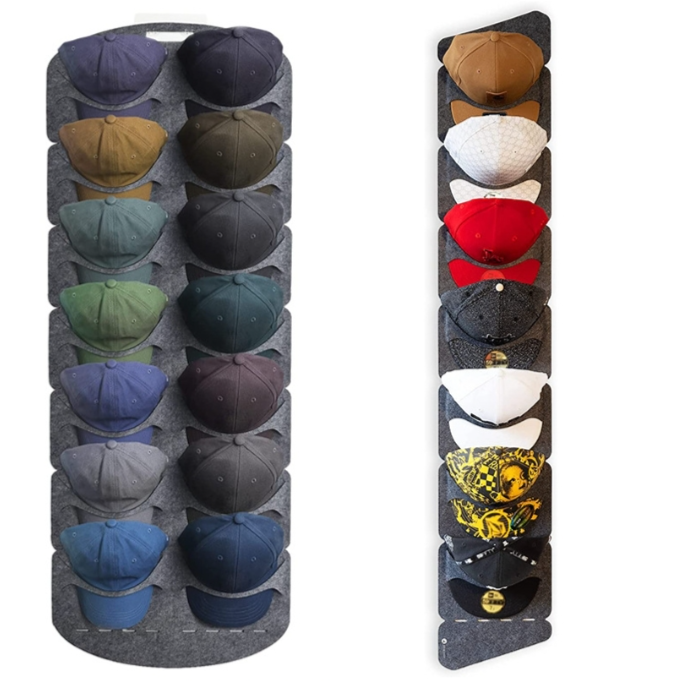 Felt Baseball Cap Display Stand Non-woven Hanging Hat Storage Bag