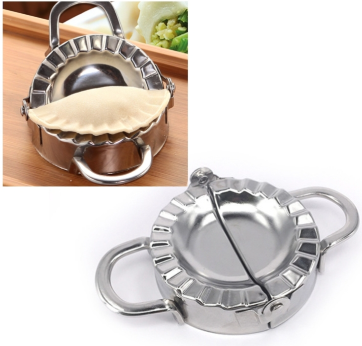 Stainless Steel Dumpling Maker Dough Slicer Dumpling Mould Kitchen Accessories Pastry Tools