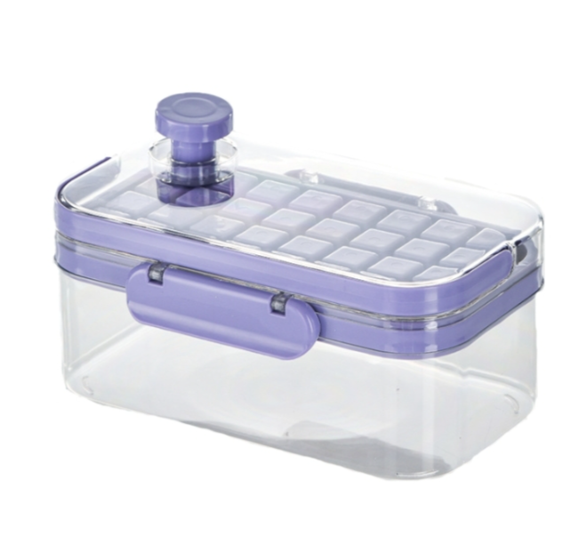 Portable Home Refrigerator Ice Moulds Homemade Food Grade Press Make Boxes