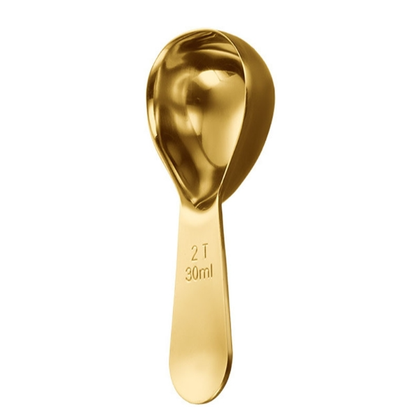 30ml 304 Stainless Steel Thickened Coffee Scoop with Graduated Bean Measuring Scoop