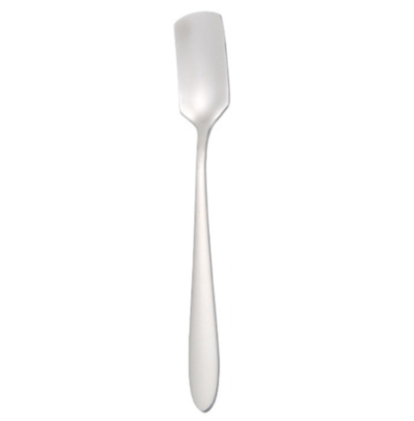 304 stainless steel square head spoon, cake dessert coffee spoon