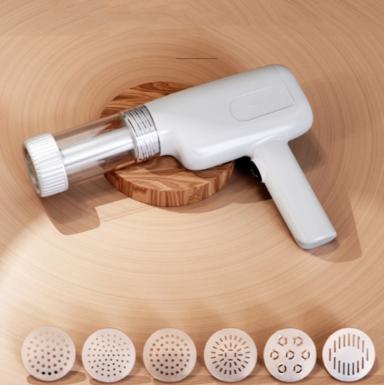 Handheld noodle machine rechargeable smart noodle press with 6 molds