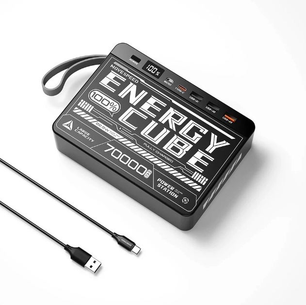MOVESPEED Z70 22.5W 70000mAh Power Bank External Battery Power Supply with 1 Input &amp; 4 Outputs PD3.0 QC3.0 Fast Charging for iPhone 15 14 13 for X
