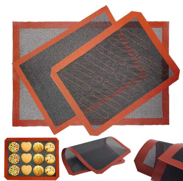 Hollow non-stick high temperature baking mat breathable fiberglass baking mat