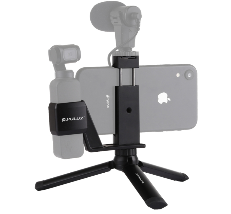 Sports Camera Handheld Folding Tripod / Mini Metal Tripod Strap / Mini Tripod / Fixed Clip + Metal Mobile Phone Clip / Desktop Fixed Tripod
