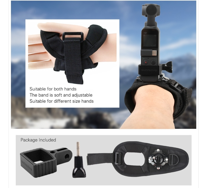 Sunnylife OP-Q9203 OSMO POCKET Metal Adapter + Wrist Strap