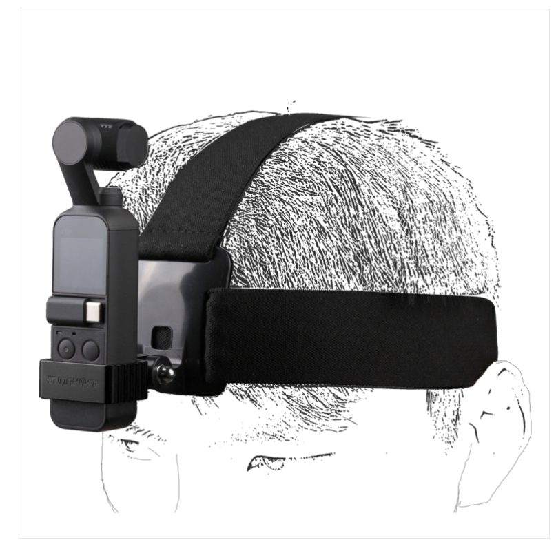 Sunnylife OP-Q9199 OSMO POCKET Metal Adaptor + Headband