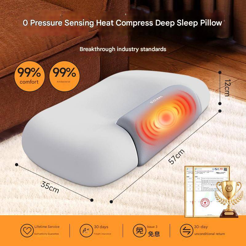 Slai heating pillow for cervical vertebrae