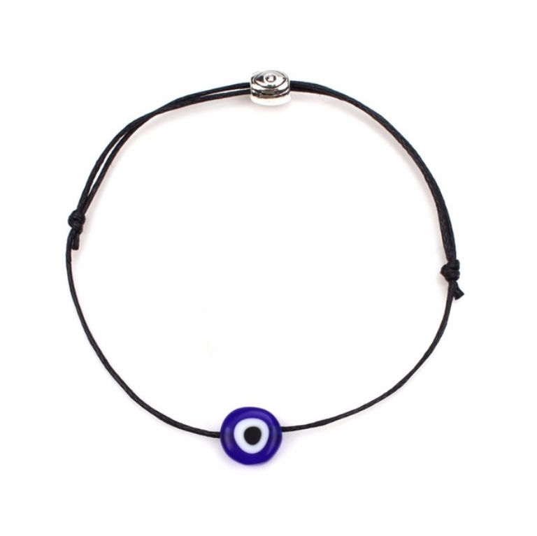 Lucky Evil Eye Women&#039;s Bracelet with 6 Color Hand-Woven Cord Lucky Jewelry Red Bracelet