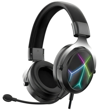 ONIKUMA X10 PRO LED RGB Gaming Headphones Noise Cancelling Sports Gaming Headset with Mic for PC Laptop Gamer - Black