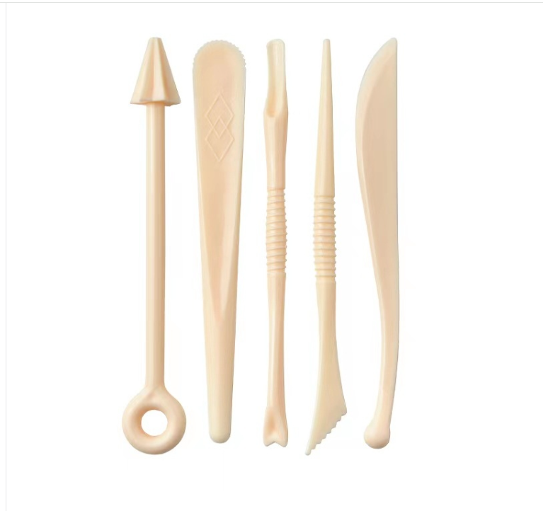 12pcs/set Children&#039;s DIY Play-Doh Clay Color Clay Pottery Clay Auxiliary Tools Wooden Tools