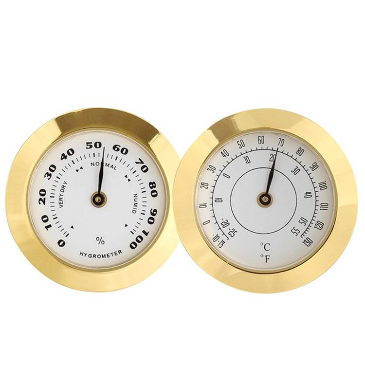 38mm High Precision Home / Guitar Violin Case / Cigar Hygrometer