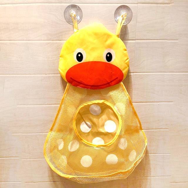 Cartoon animal toy mesh basket, home bathroom mesh bag