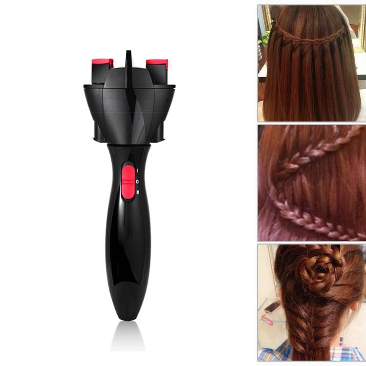 DIY Electric Two Strand Twisted Hair Knitting Machine Styling Tool