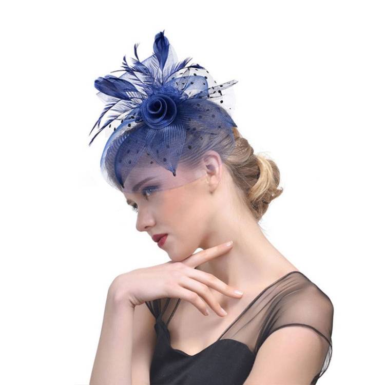 Handmade bridal mesh hair accessories, wedding photo hats, headgear