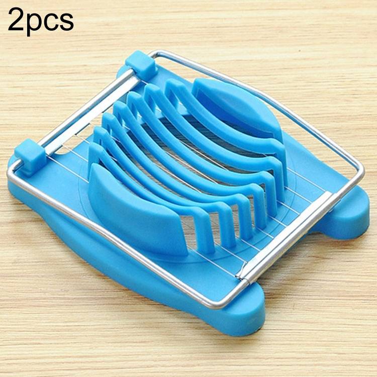 Two pieces of multifunctional stainless steel egg Century egg slicer fancy valve splitter kitchen supplies egg cutting tools