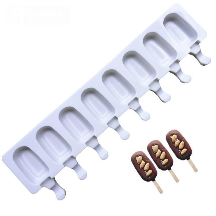 8-link silicone ice cream ice cream mold creative handmade ice grid mold